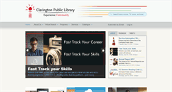 Desktop Screenshot of clarington-library.on.ca